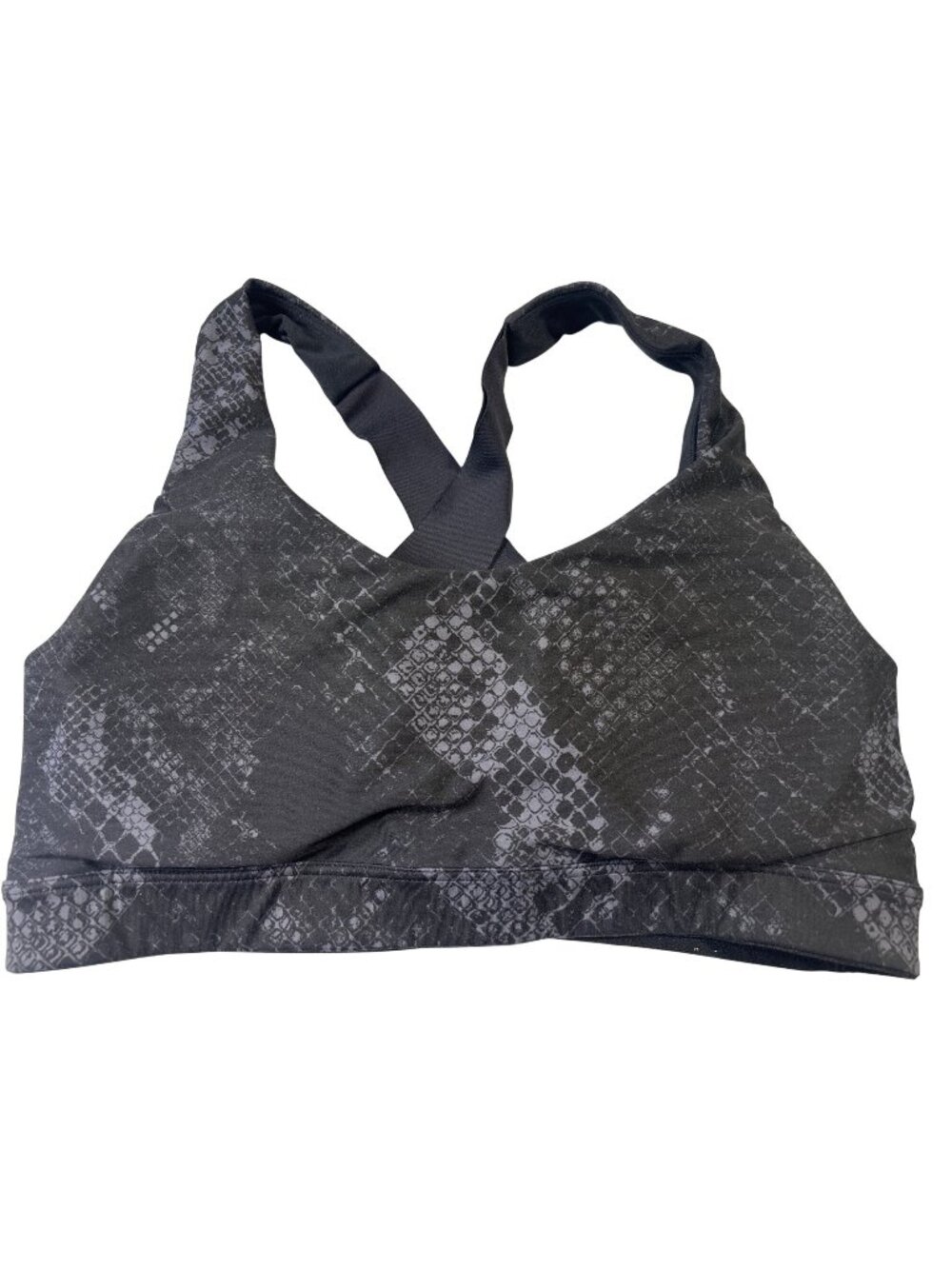 Old Navy Active Size Small Go-Dry Black Snake Print Sports Bra